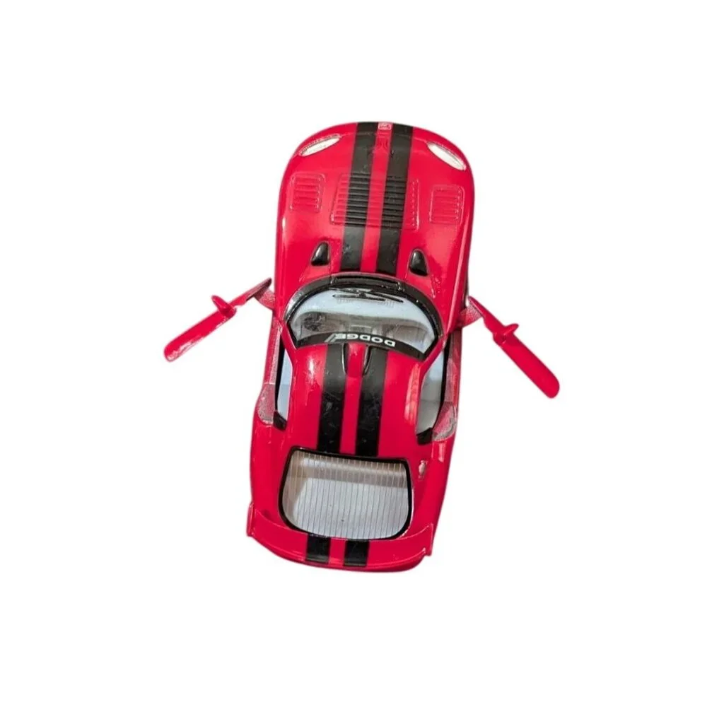 Kinsmart 5 Inch Dodge Viper GTS-R Red Hardtop Diecast Car 1:36 Pull‎ Back Action